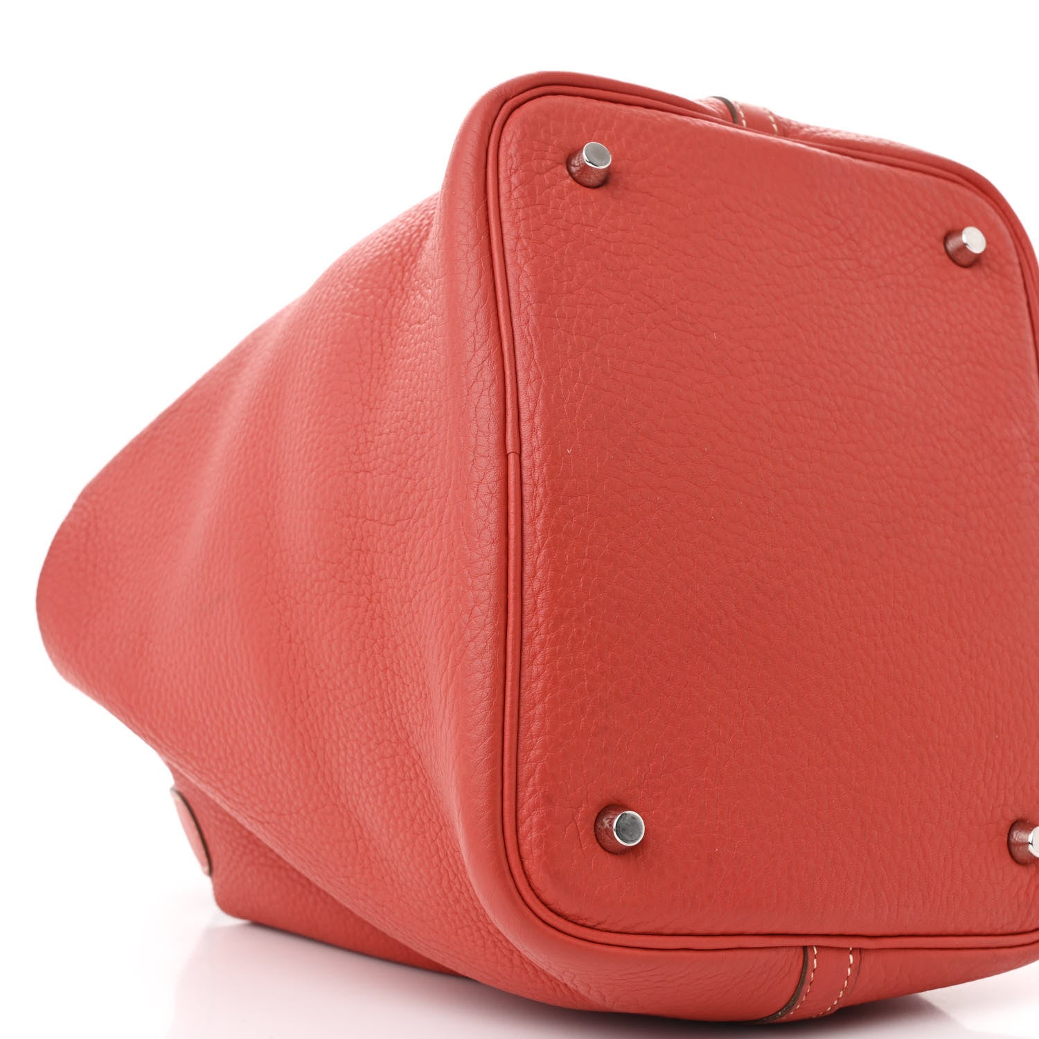 Hermes Taurillon Clemence Picotin Lock 22 MM Sanguine 9 of 10