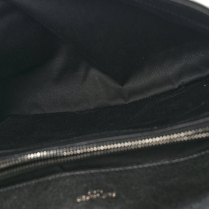 Saint Laurent Sheepskin Matelasse Chevron Monogram Large College Satchel Black 6 of 10