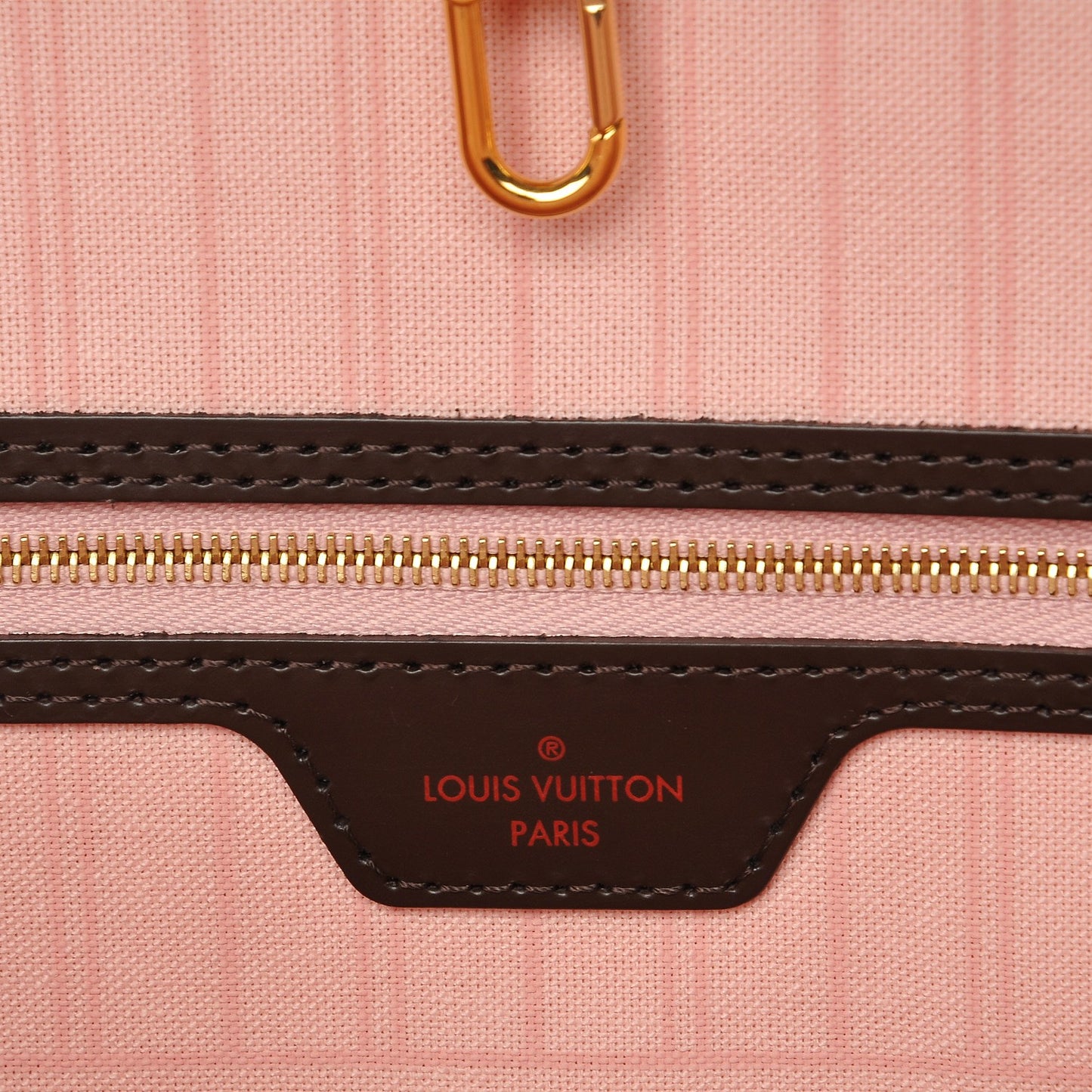 Damier Ebene Neo Neverfull MM Rose Ballerine