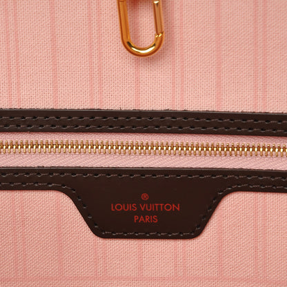 Louis Vuitton Damier Ebene Neo Neverfull MM Rose Ballerine 7 of 9