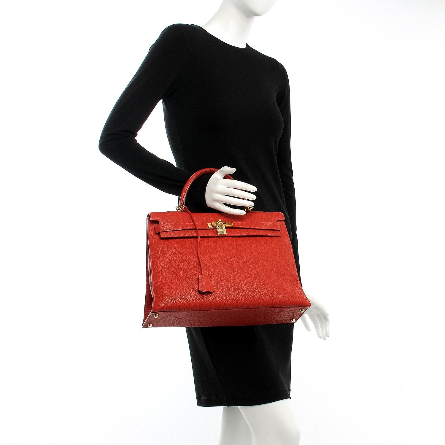 Hermes Togo Kelly Sellier 35 Rouge Garance 3 of 35