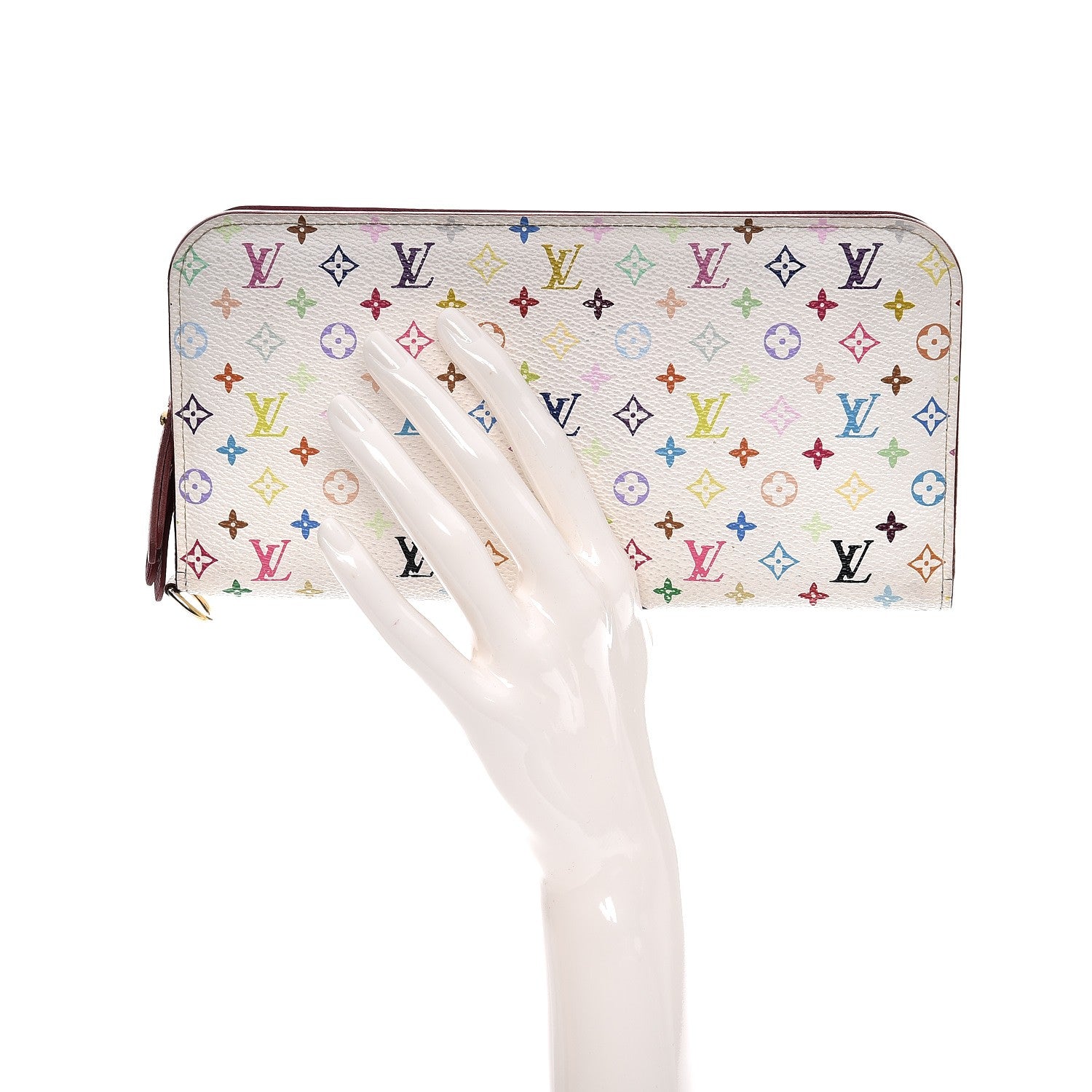 Louis Vuitton Monogram Multicolor Insolite Wallet White Figue 2 of 10
