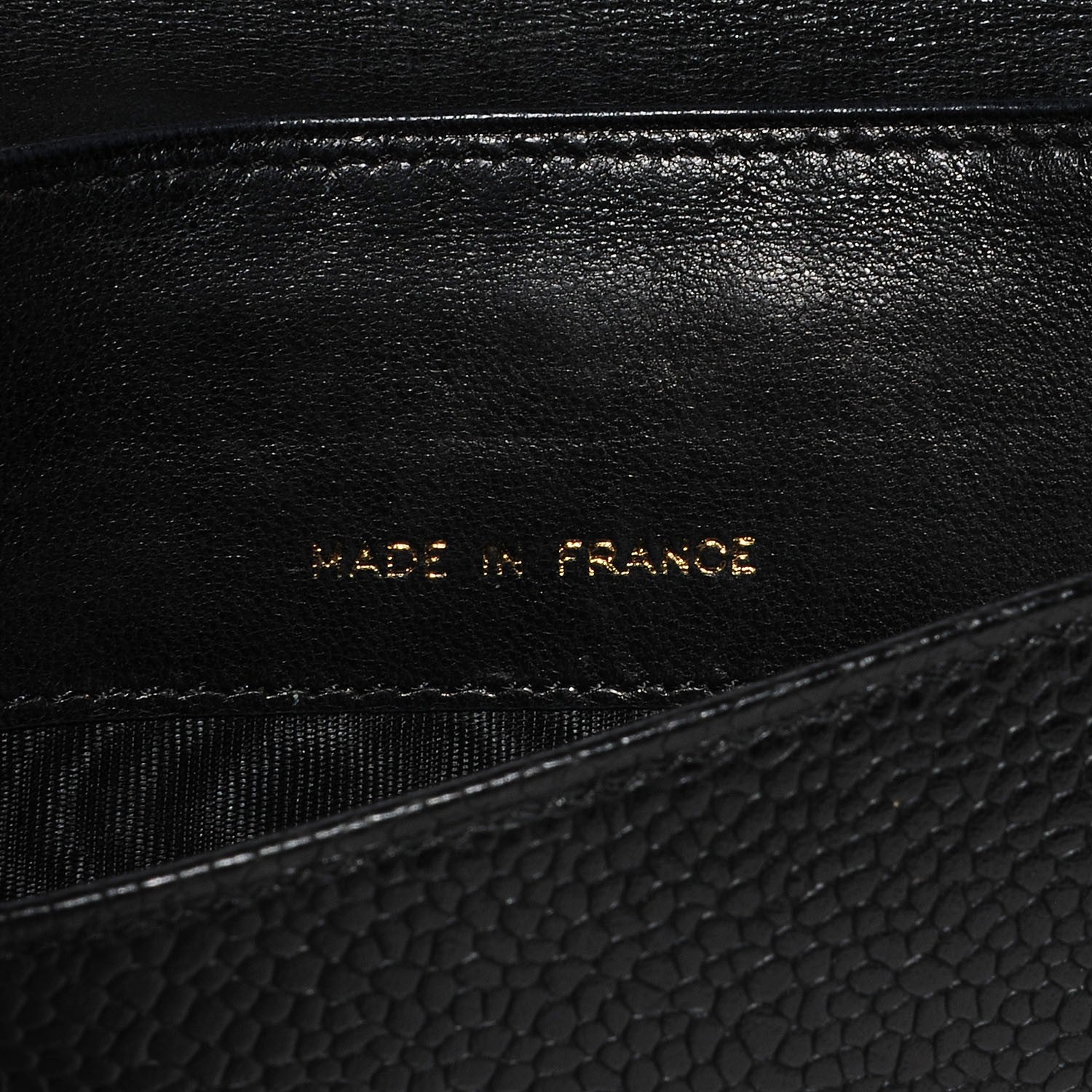 Chanel Caviar Timeless CC Card Holder Wallet Black 6 of 8