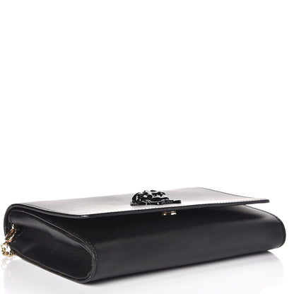 Versace Calfskin Palazzo Chain Evening Bag Black 7 of 15