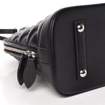 Louis Vuitton Lambskin Studded Malletage Alma PM Black 8 of 10