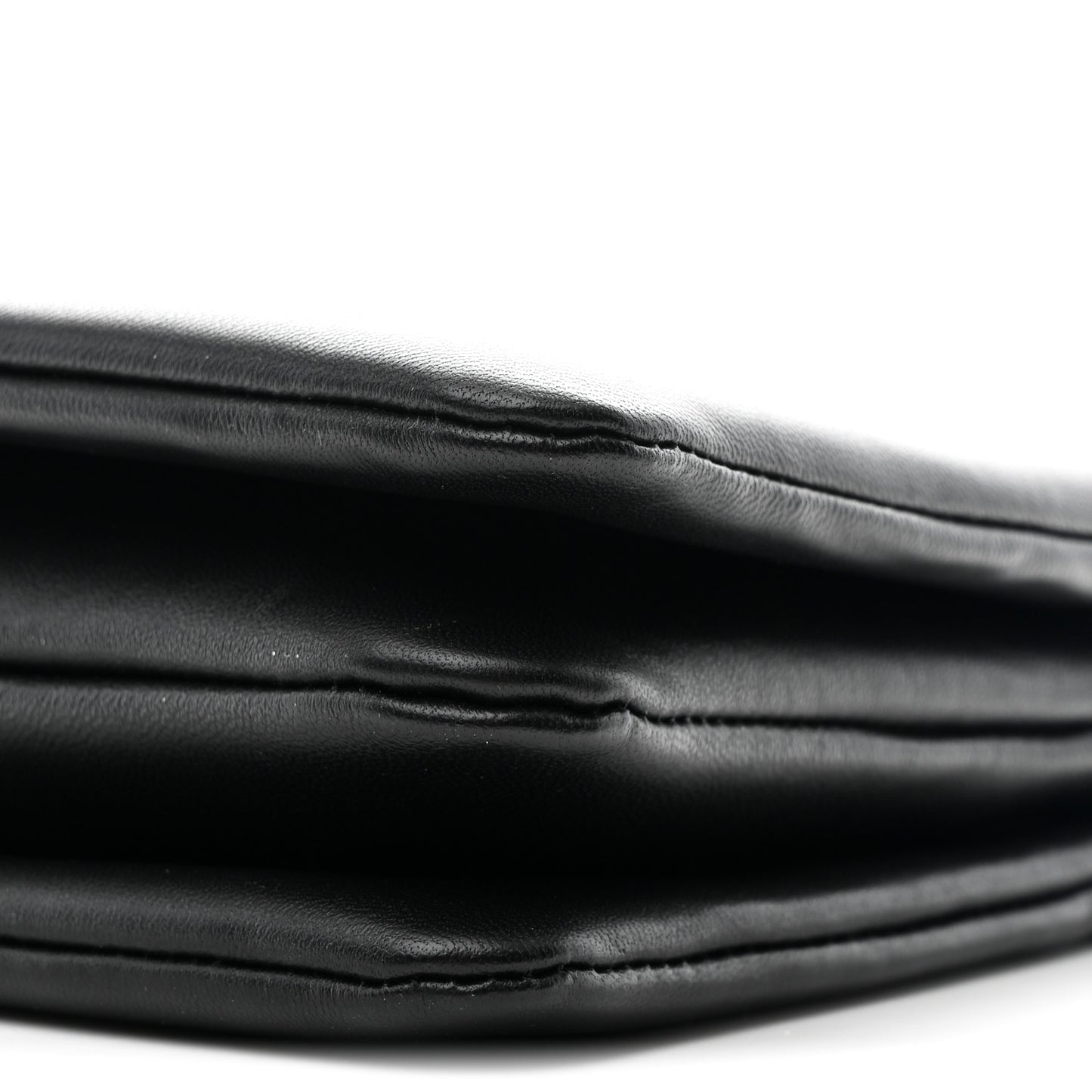 Lambskin Small Trio Crossbody Bag Black