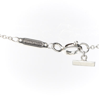 Tiffany Sterling Silver Large T Smile Pendant Necklace 5 of 6