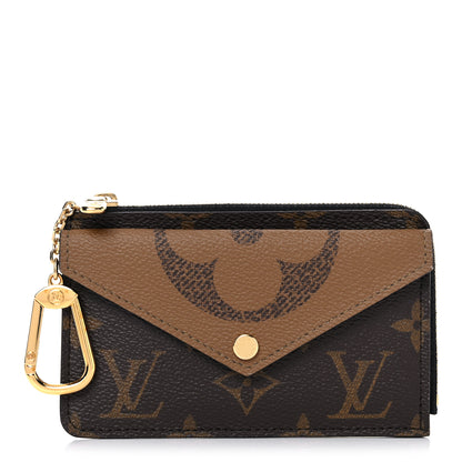 Louis Vuitton Reverse Monogram Recto Verso Card Holder Brown 1 of 9