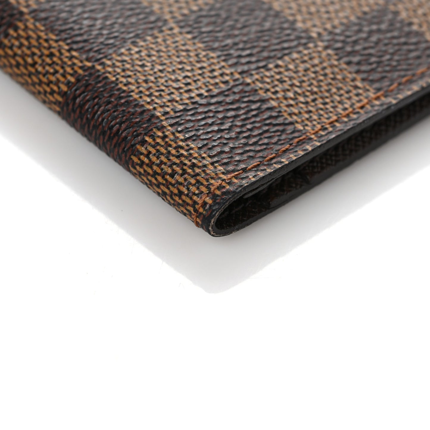 Damier Ebene Checkbook Cover Wallet