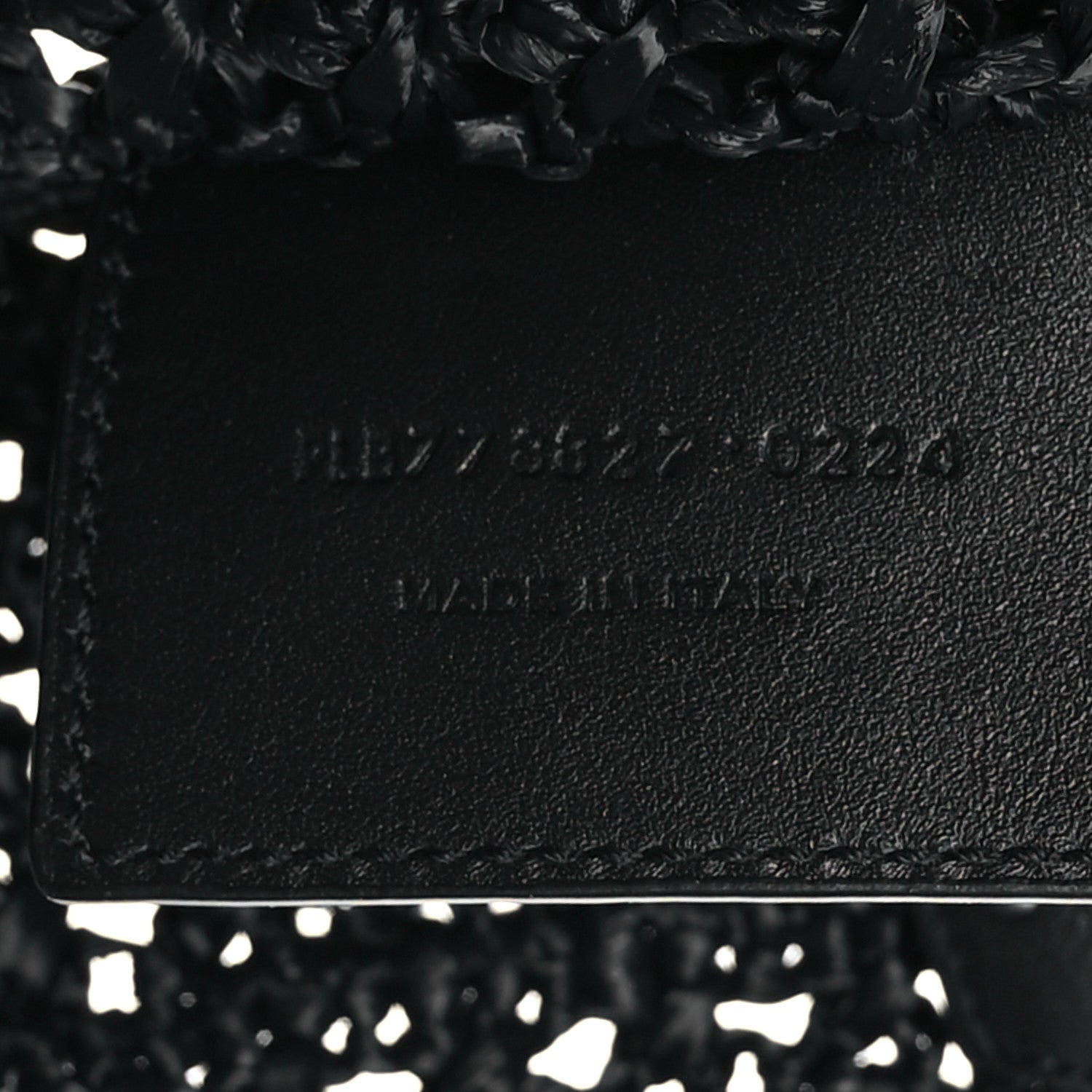 Saint Laurent Raffia Monogram Le 5 A 7 Medium Tote Black 7 of 10