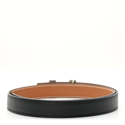 Hermes Swift Epsom 24mm Mini Constance H Belt 75 Black Gold 2 of 6