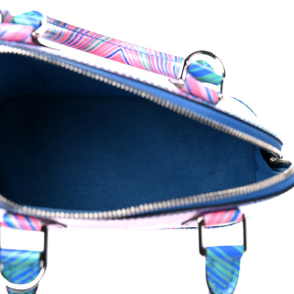 Louis Vuitton Epi Tropical Alma BB Blue Rose 5 of 8