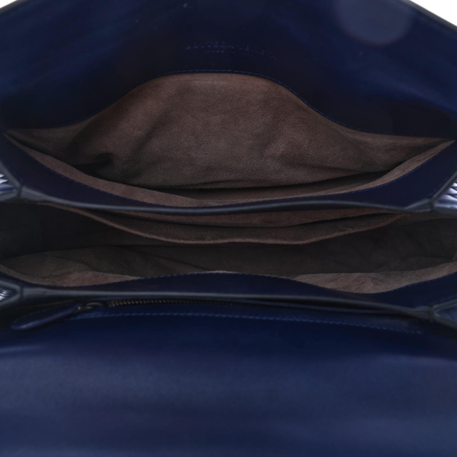 Bottega Veneta Nappa Medium Piazza Bag Sapphire 4 of 4