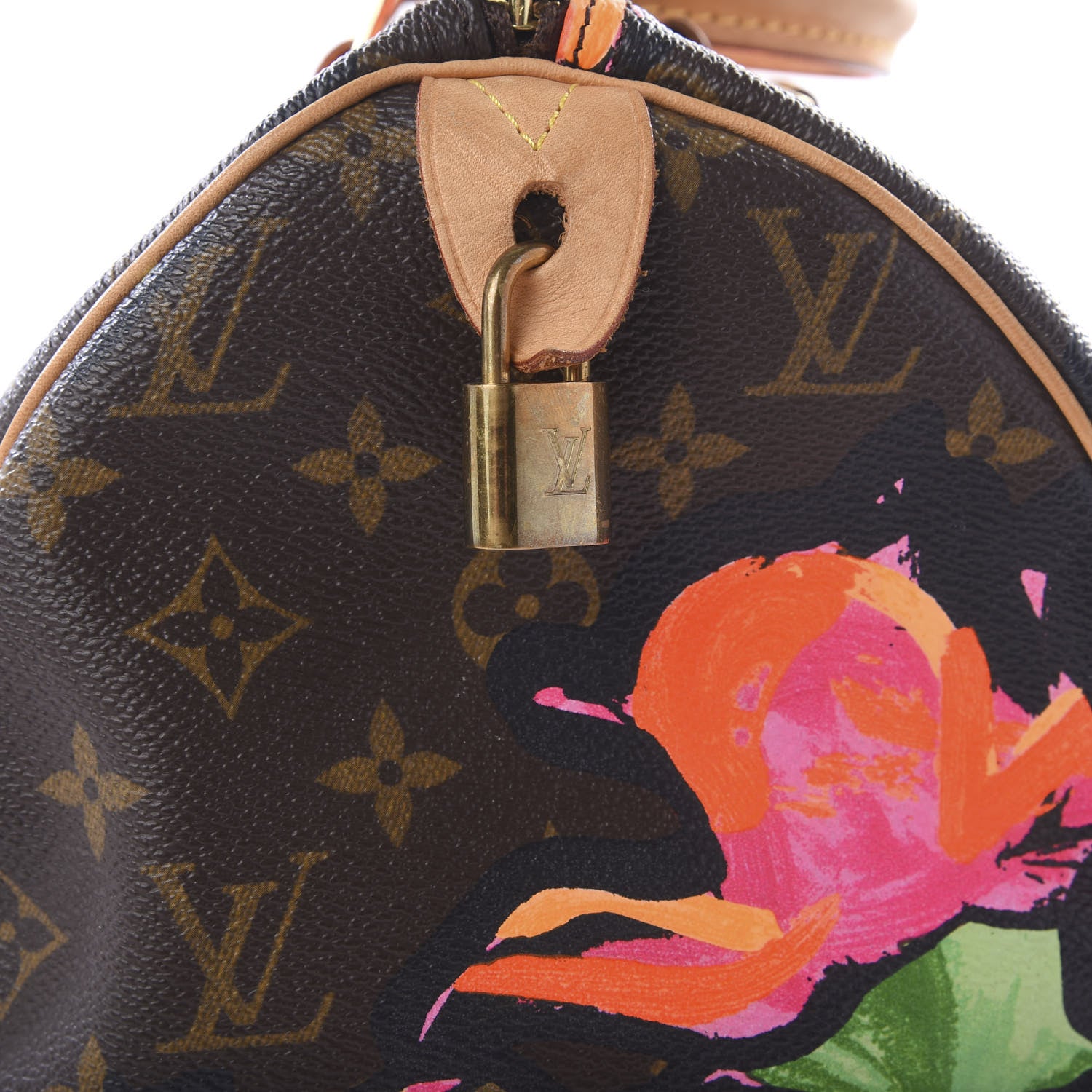 Louis Vuitton Monogram Roses Speedy 30 8 of 11