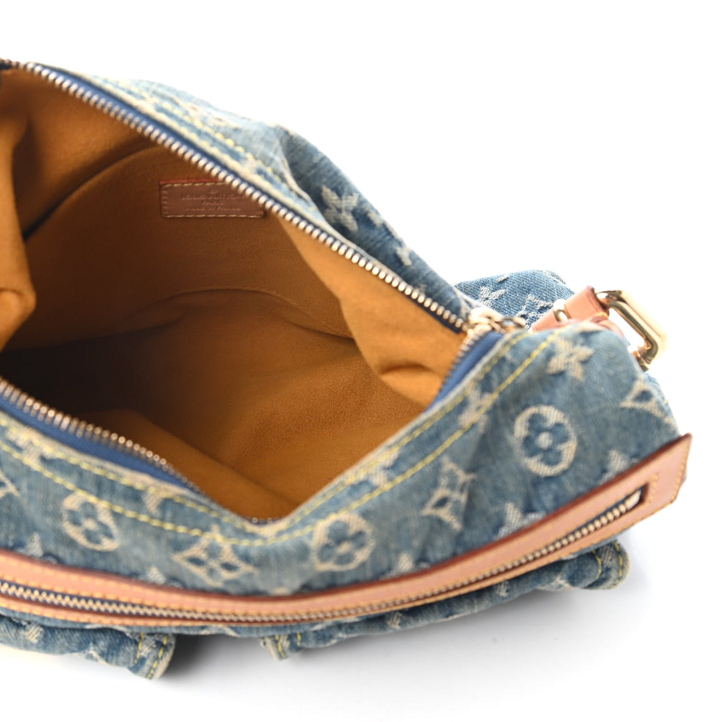 Monogram Denim Baggy PM Blue