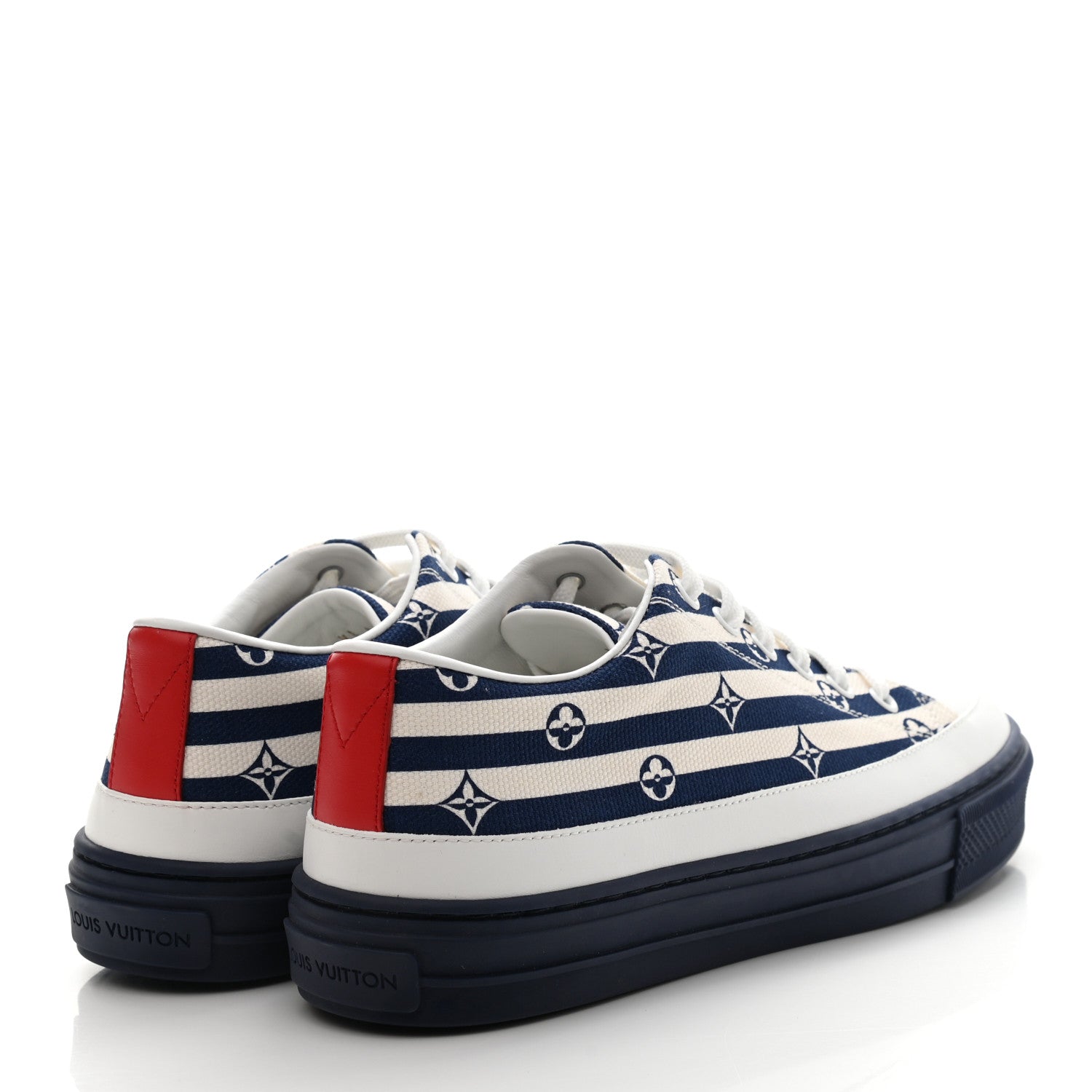 Louis Vuitton Canvas Escale Stellar Sneakers 37 Blue 4 of 8
