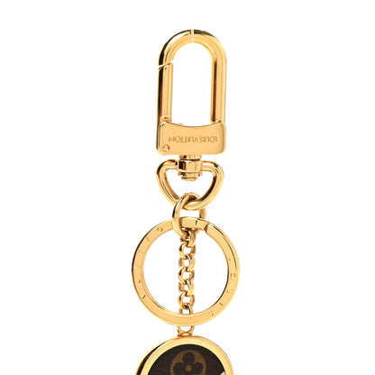 Louis Vuitton Metal Monogram Into The Flower Bag Charm Key Holder 3 of 4