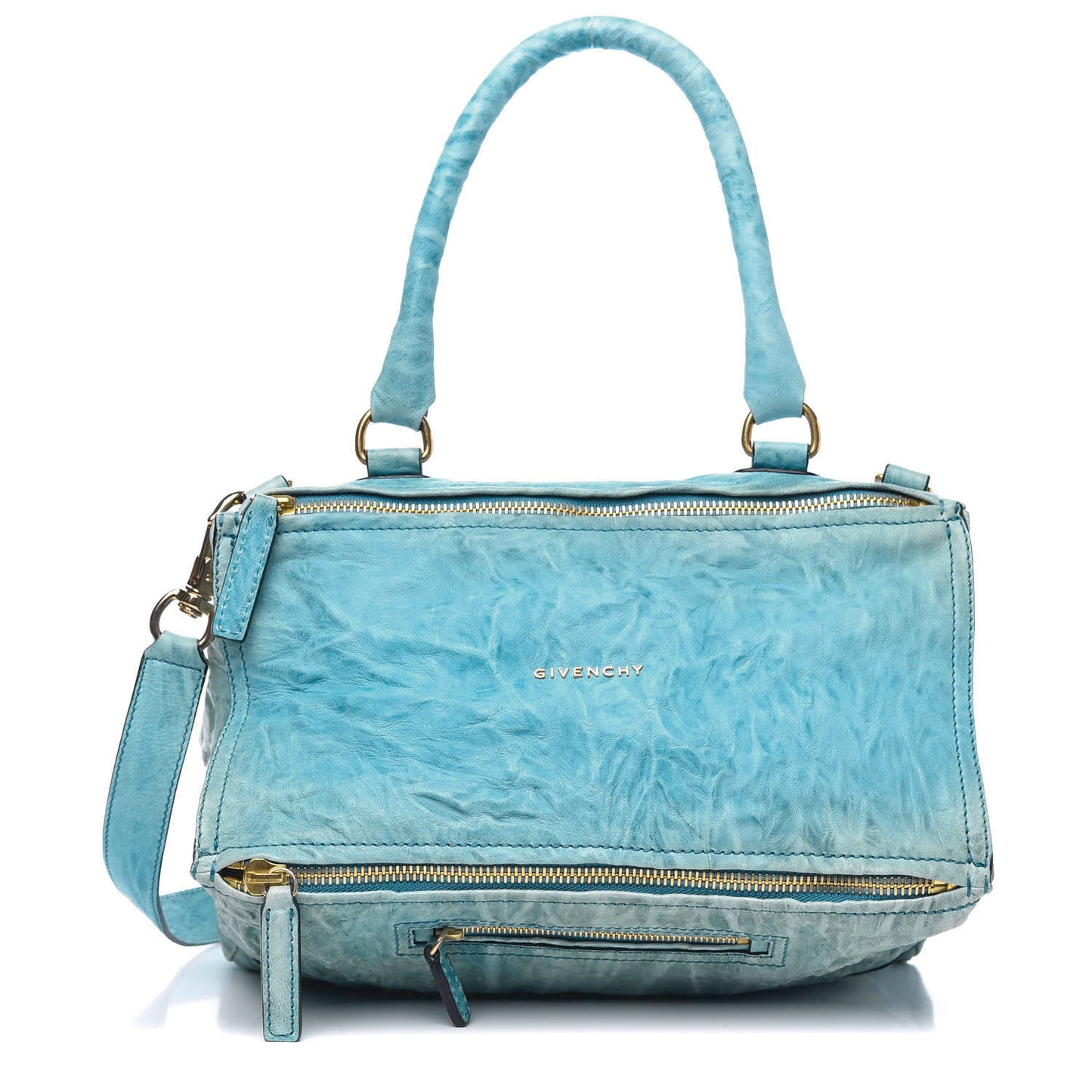 Tumbled Sheepskin Large Pandora Sky Blue