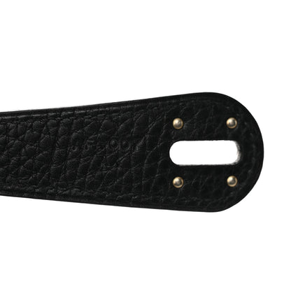 Hermes Taurillon Clemence Lindy 30 Black 7 of 11