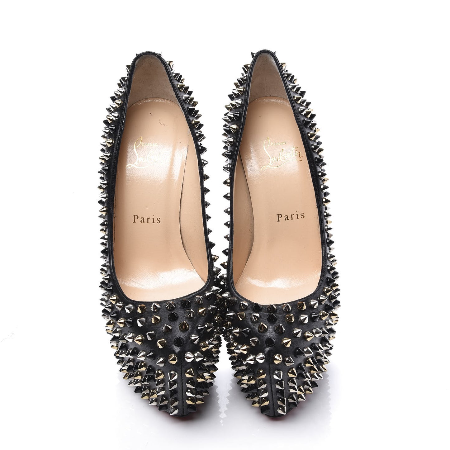 Nappa Daffodile Spikes 160 Pumps 37.5 Black
