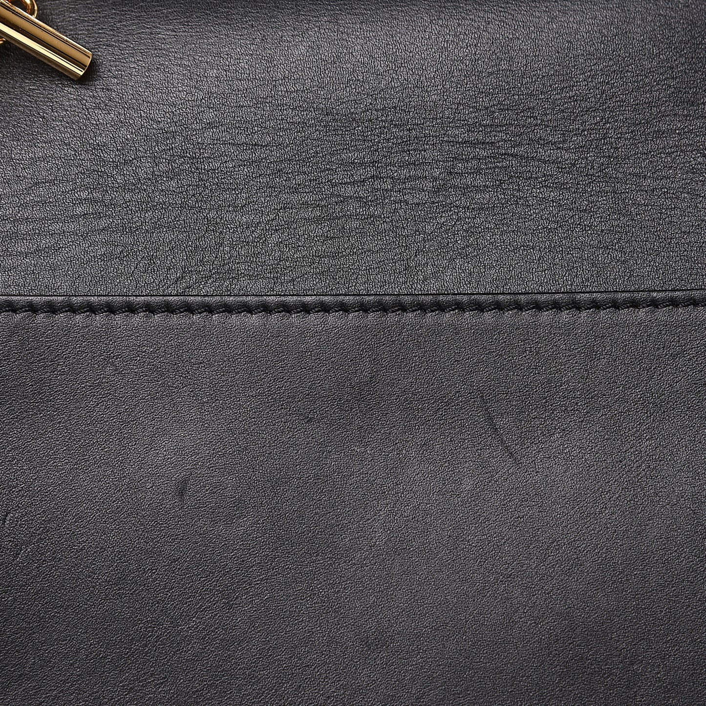 Suede Smooth Calfskin Drew Shoulder Bag Black
