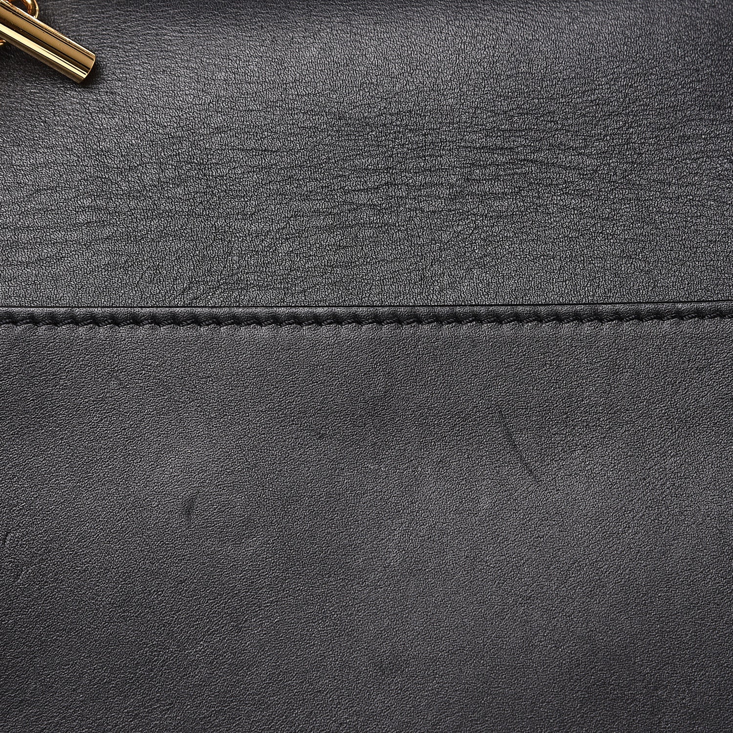 Chloe Suede Smooth Calfskin Drew Shoulder Bag Black 9 of 10