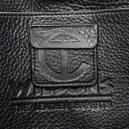 Telfar Pebbled Calfskin Medium Carry Bag Black 6 of 11