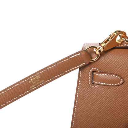 Hermes Epsom Kelly Sellier 25 Gold 8 of 12