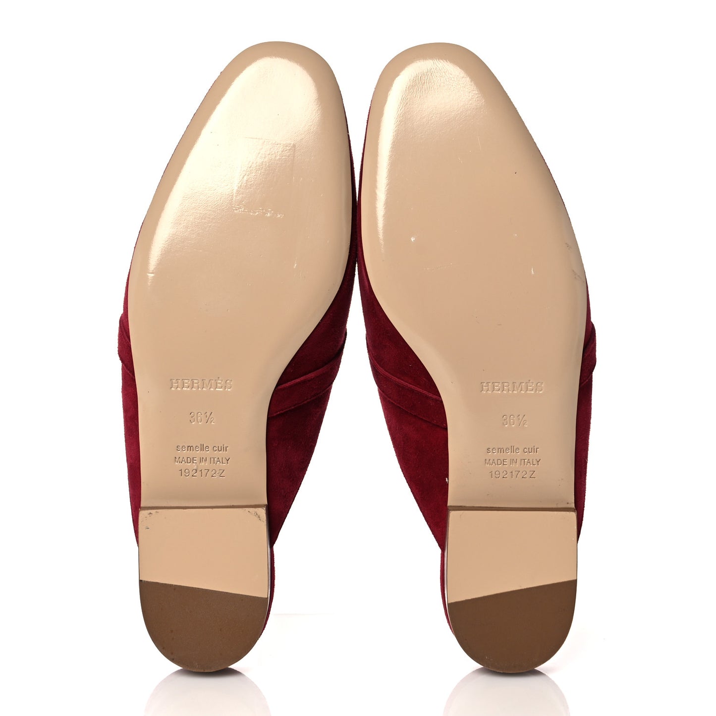 Velvet Goatskin Womens Oz Mules 36.5 Rouge Tibetain