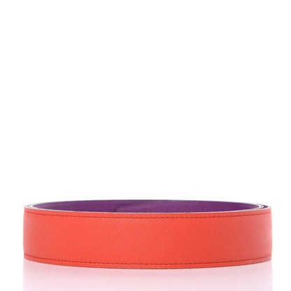 Hermes Swift Epsom 32mm Belt Strap 85 Cappucine Ultraviolet 2 of 7