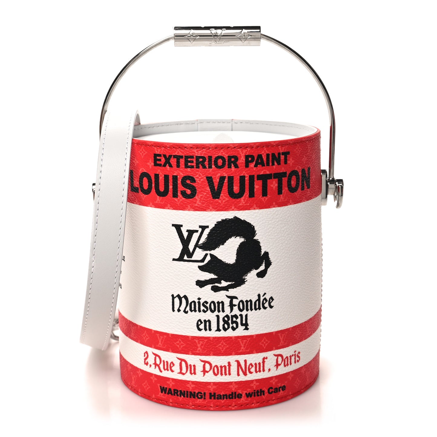 Monogram LV Paint Can Red