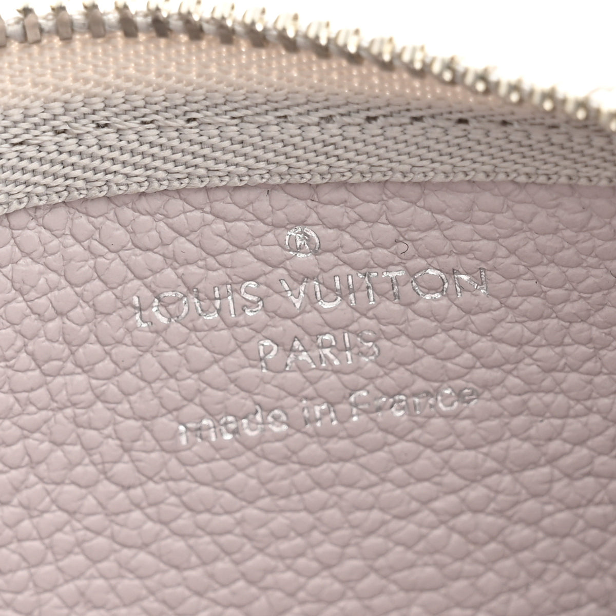 Empreinte Monogram Giant Key Pouch Brume Gray White Quartz