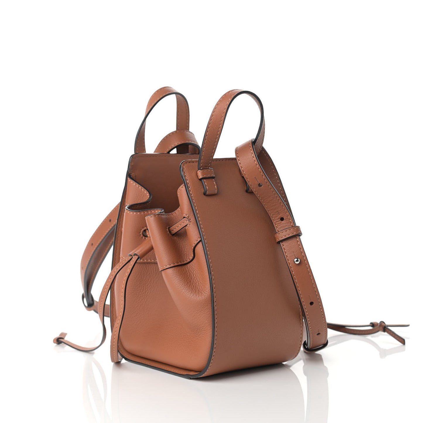 Calfskin Mini Hammock Shoulder Bag Tan