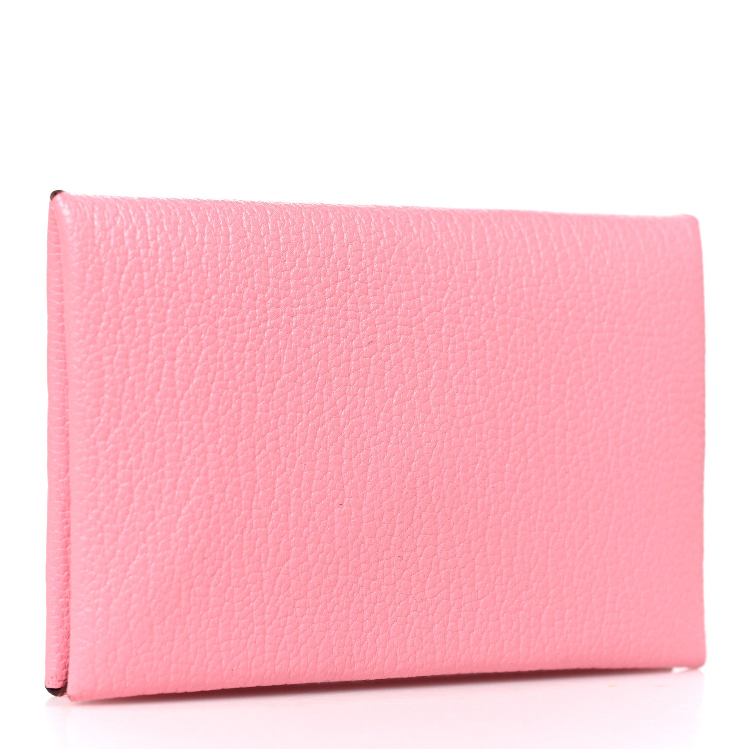 Hermes Chevre Mysore Verso Calvi Card Case Rose Ete Cuivre 3 of 9