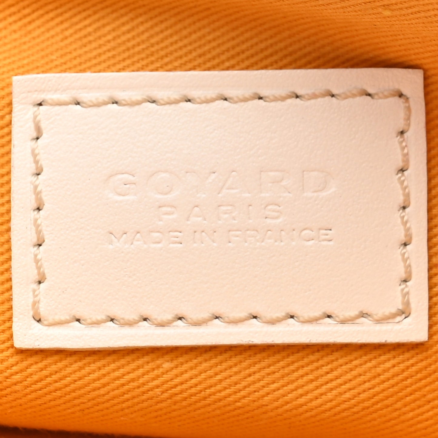 Goyardine Senat Pochette PM White