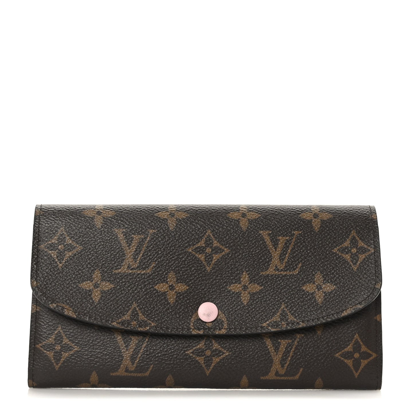 Monogram Emilie Wallet Rose Ballerine
