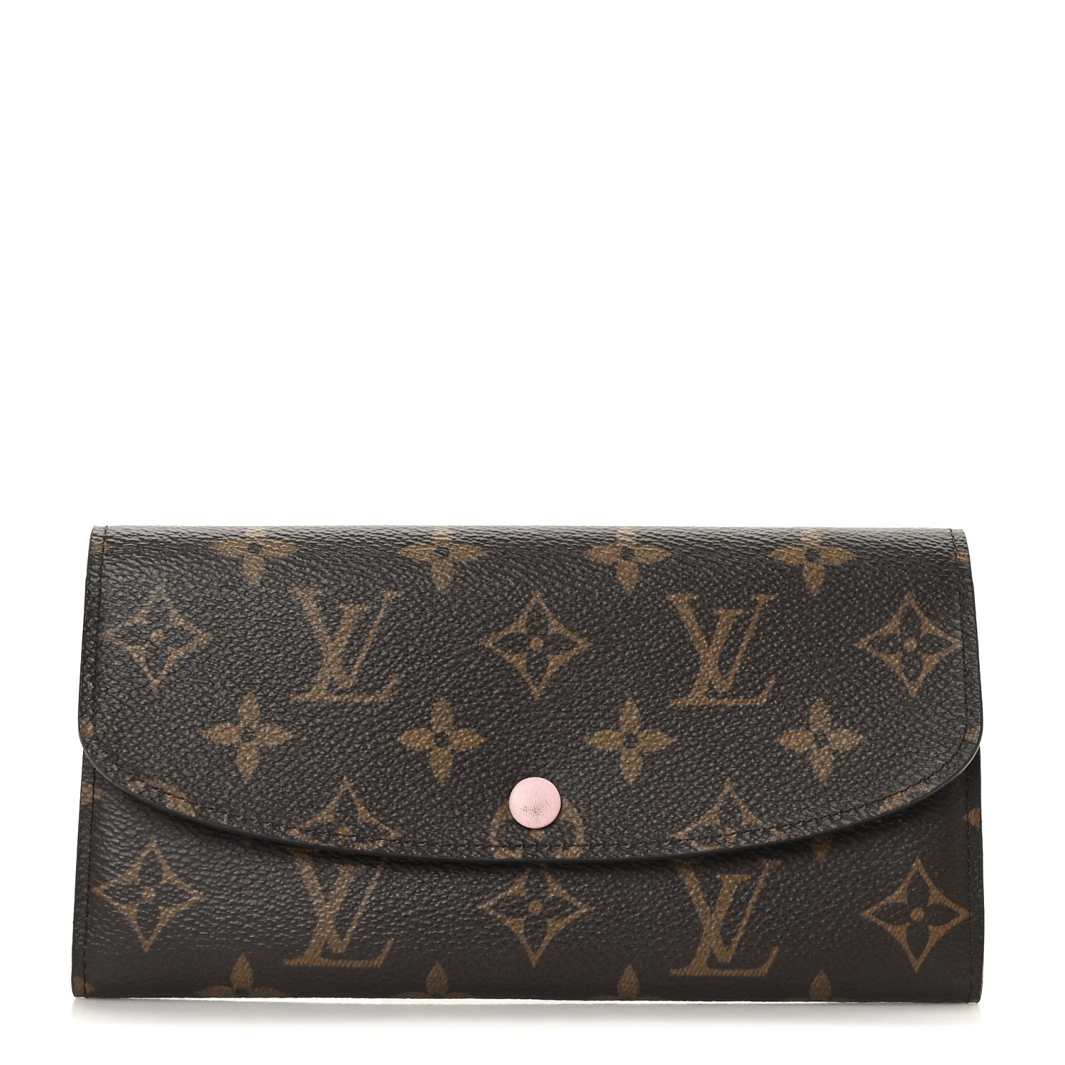 Louis Vuitton Monogram Emilie Wallet Rose Ballerine 1 of 7
