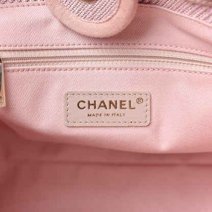 Chanel Mixed Fibers Calfskin Mini Deauville Tote Rose Pink 6 of 10