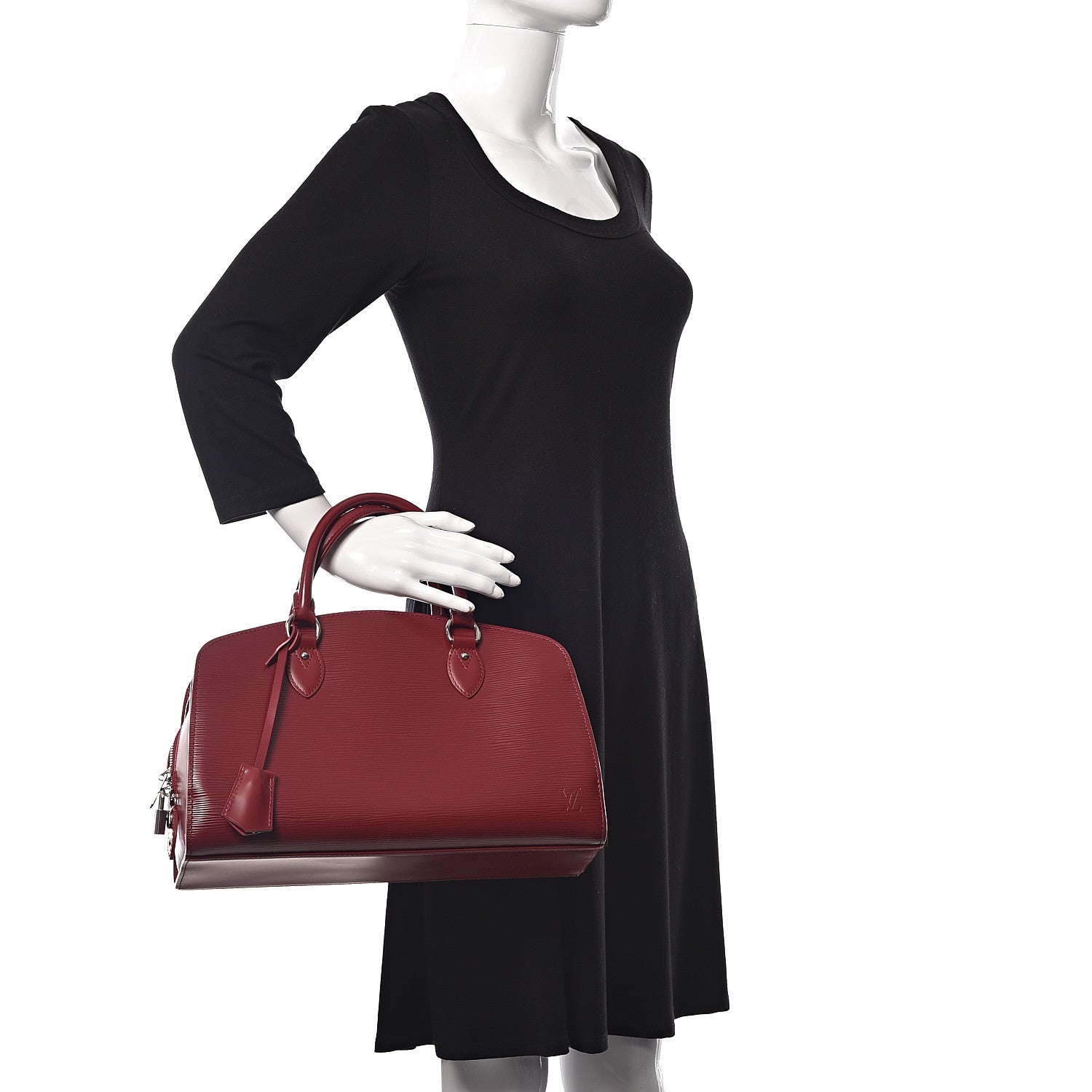 Louis Vuitton Epi Pont Neuf PM Rubis 2 of 14