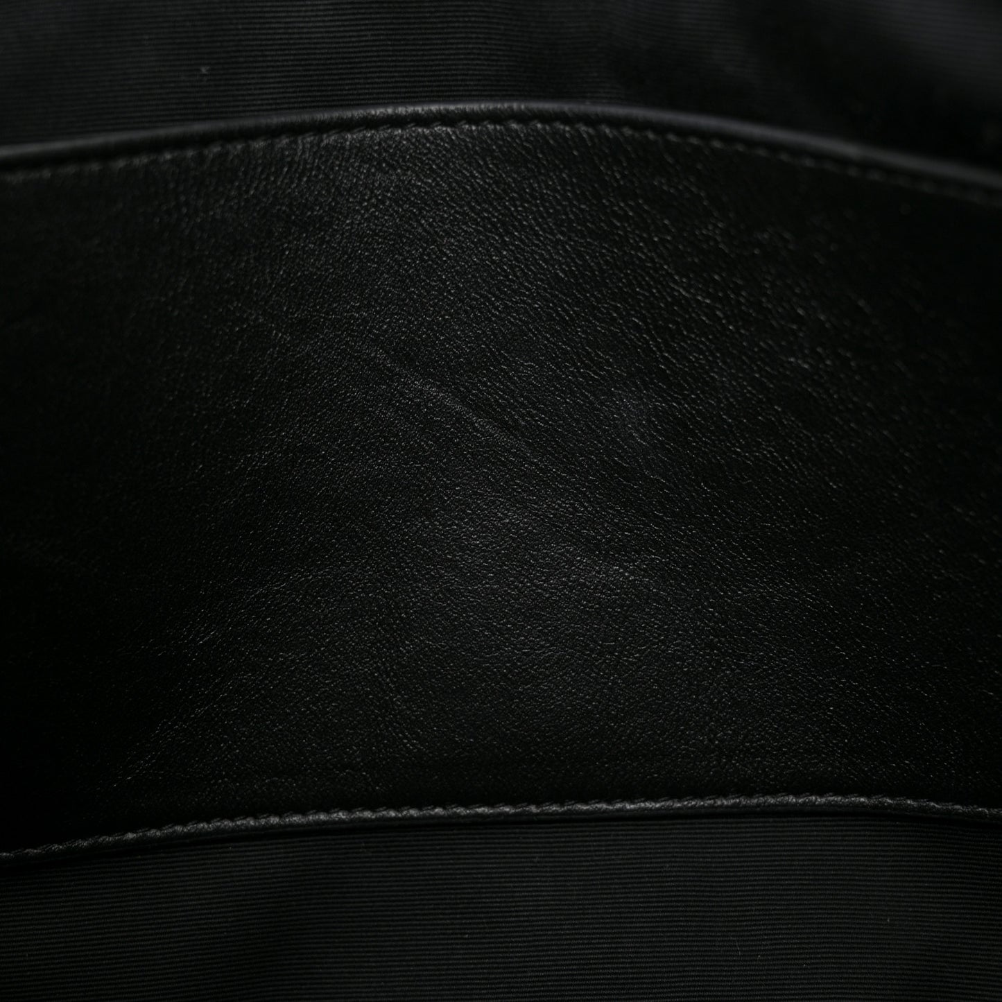 Crinkled Calfskin Matelasse Monogram Medium Niki Shopper Tote Black