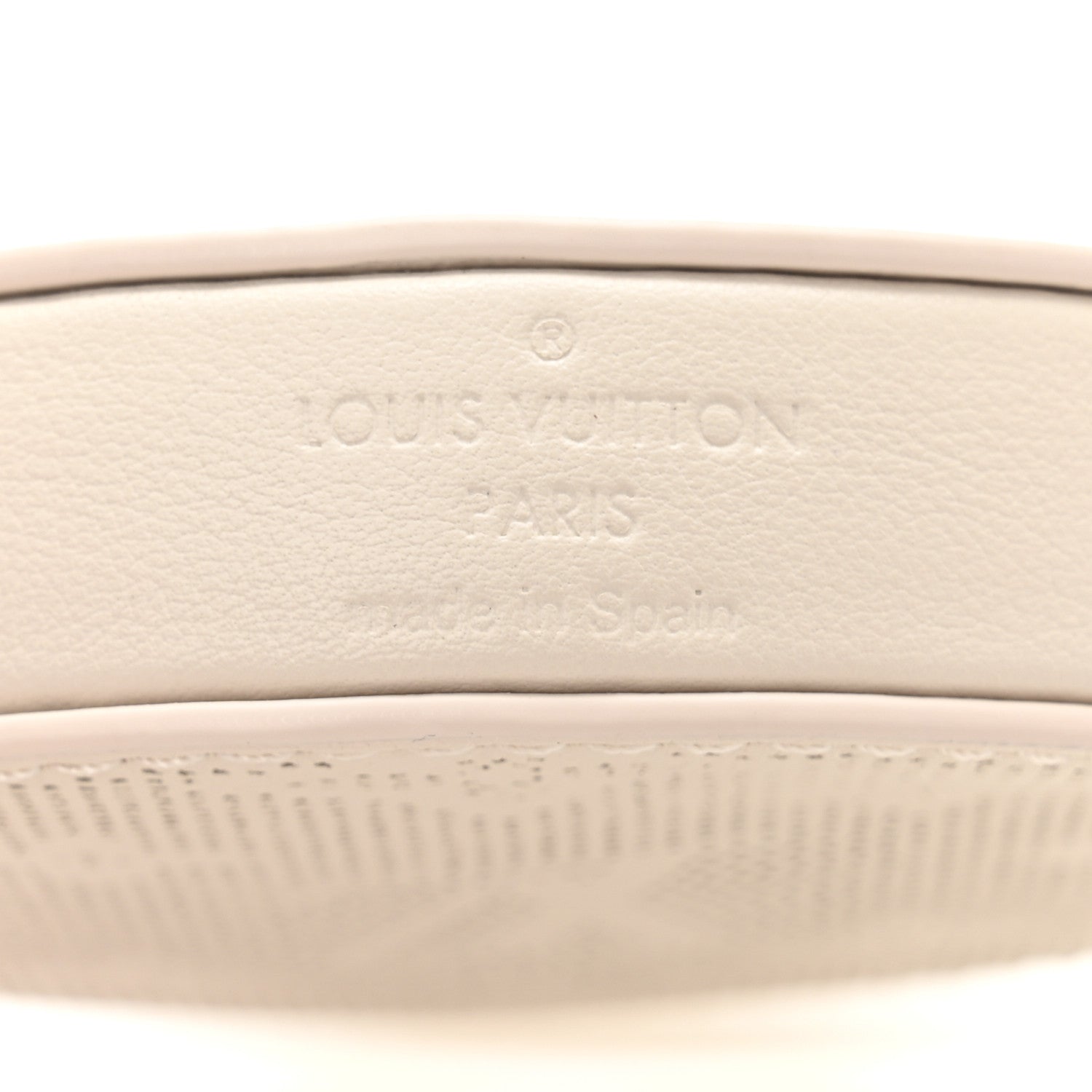 Louis Vuitton Perforated Mahina Round Coin Purse Gris 6 of 7