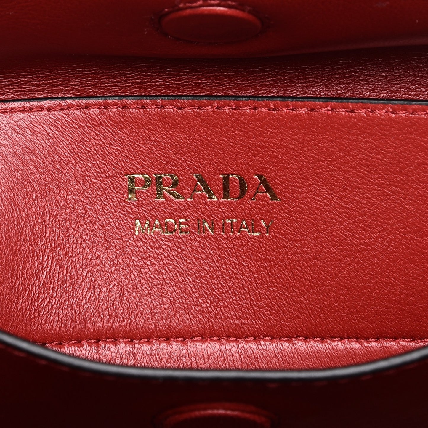 Saffiano Cuir Small Double Bag Baltico Fuoco