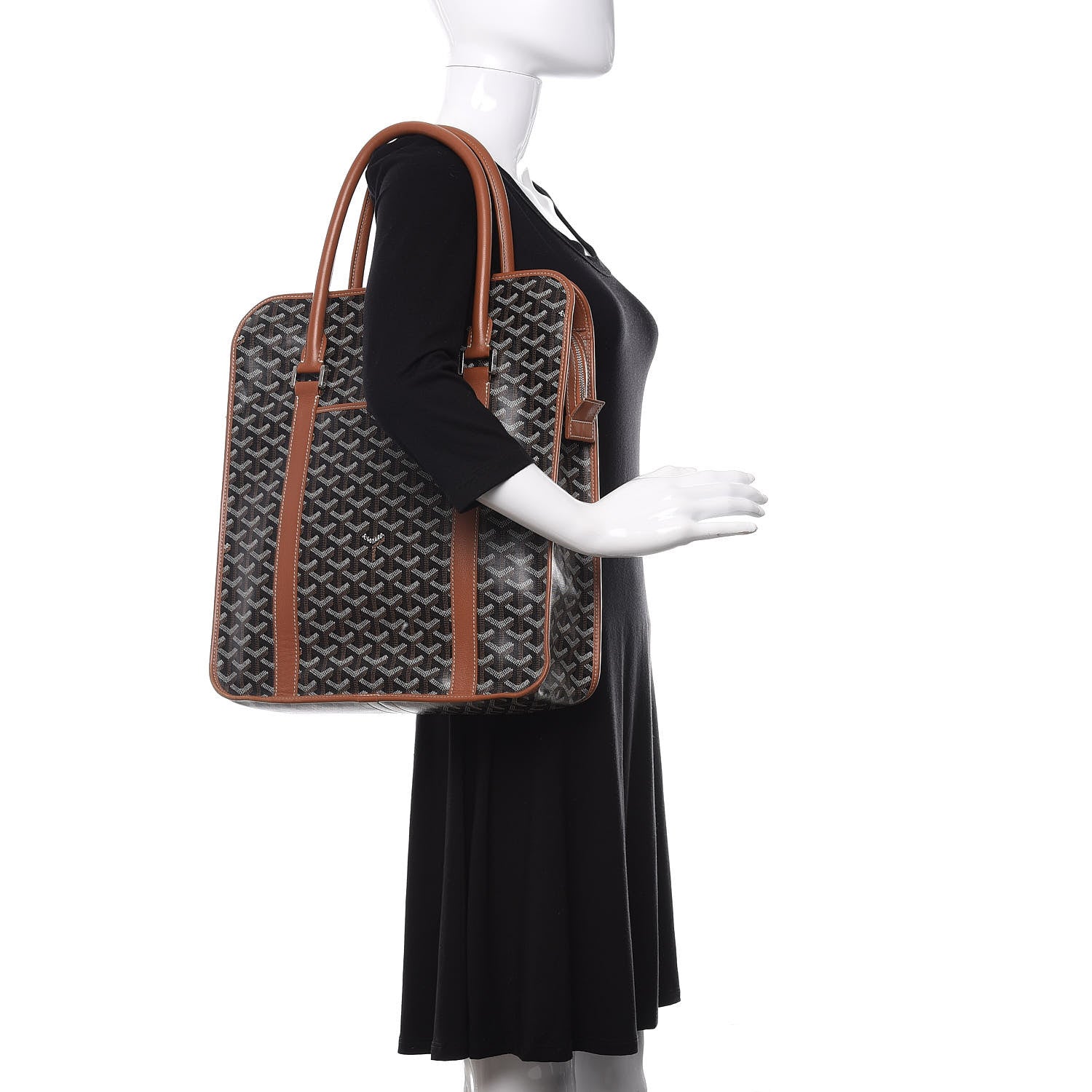 Goyard Goyardine Bourgogne Black Gold 2 of 10