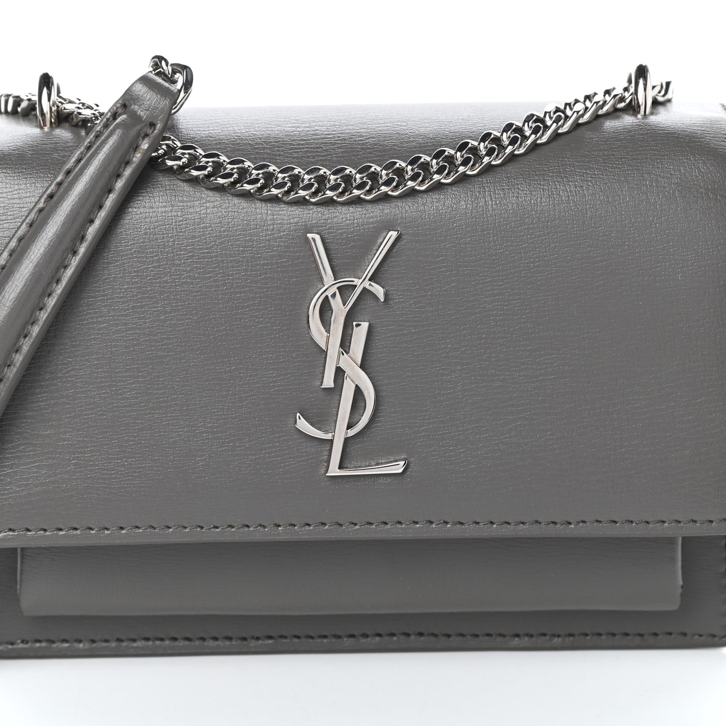 Calfskin Monogram Sunset Chain Wallet Earth