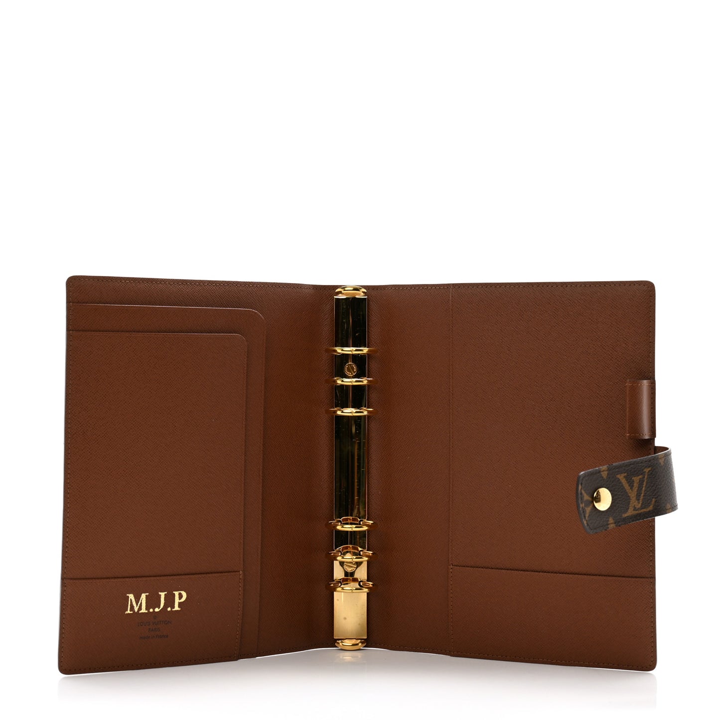 Monogram Large Ring Agenda Cover