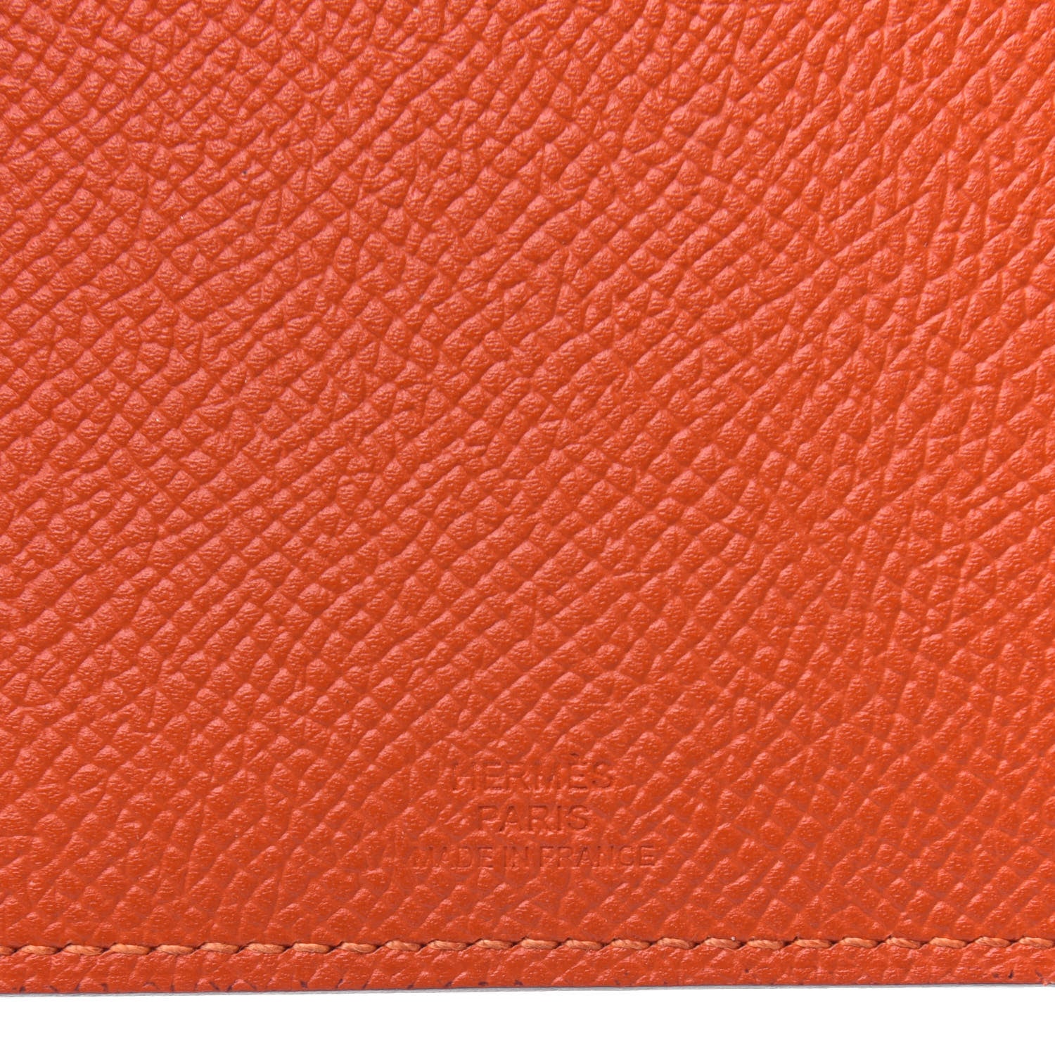 Hermes Epsom Tarmac PM Passport Holder Orange 6 of 9