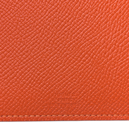 Hermes Epsom Tarmac PM Passport Holder Orange 6 of 9