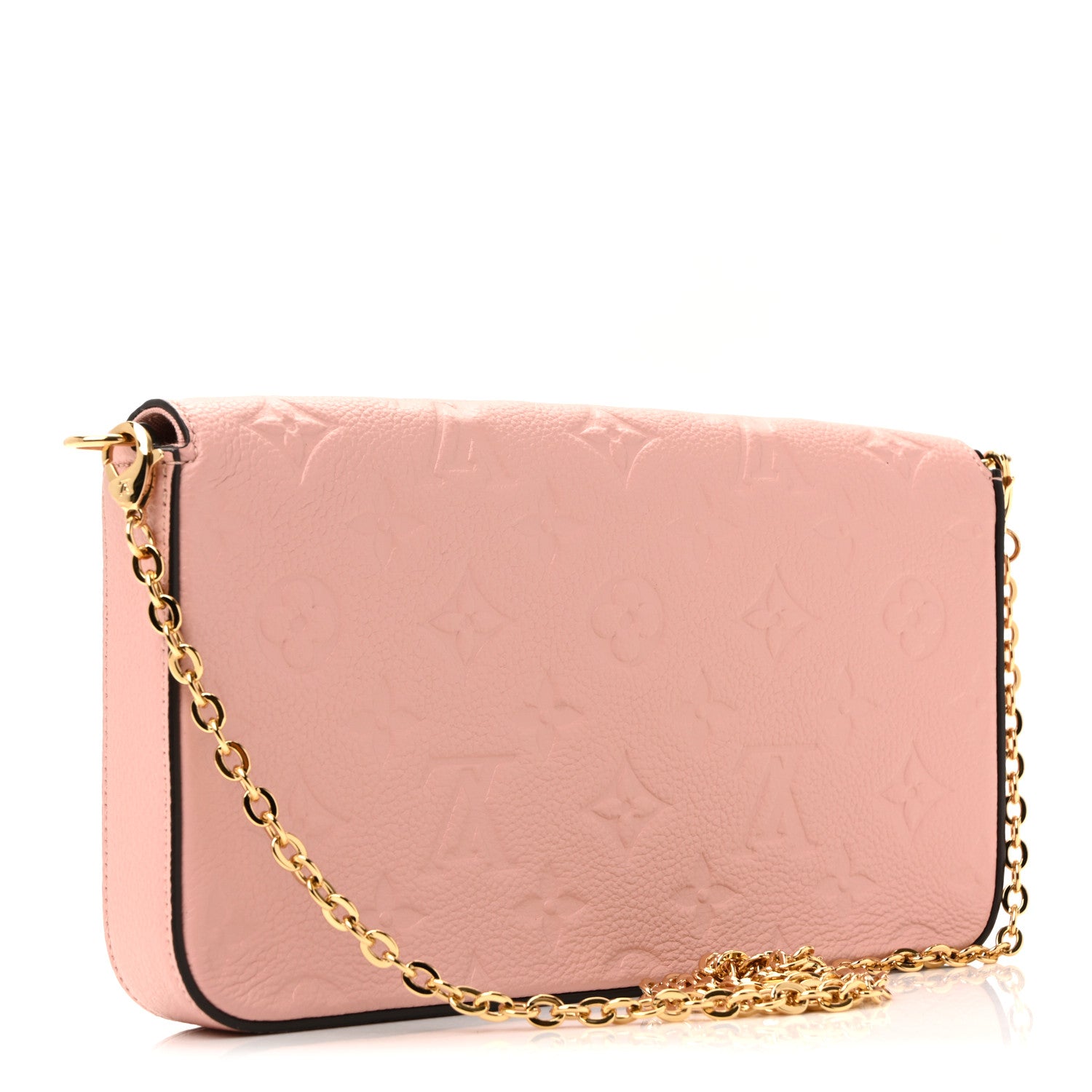 Louis Vuitton Empreinte Pochette Felicie Chain Wallet Rose Poudre 6 of 22