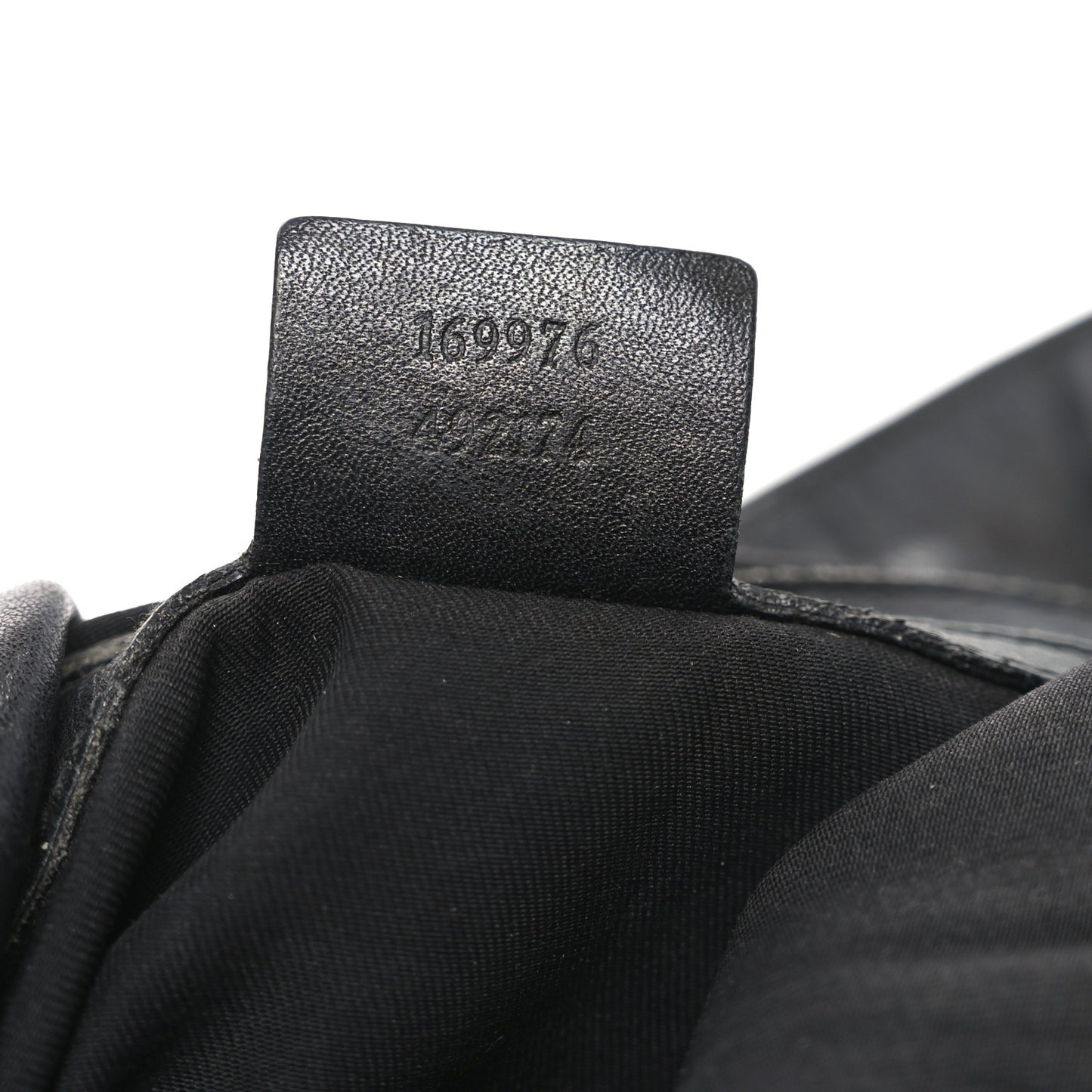 Calfskin Peggy Bamboo Top Handle Hobo Black