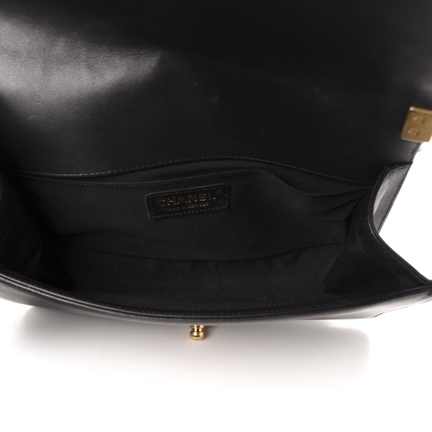 Chanel Calfskin Quilted Medium Boy Flap Black 5 of 14
